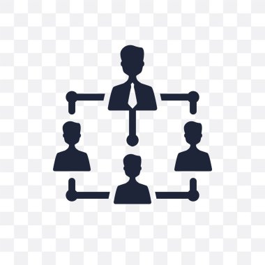 Şirket yapısı şeffaf simge. Yapı sembol tasarımı insan kaynakları koleksiyonundan Şirket.