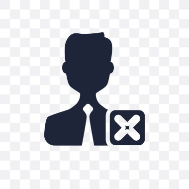 Kullanıcı şeffaf simgesini kaldırın. Kullanıcı simgesi tasarım insan kaynakları koleksiyonundan kaldırın.