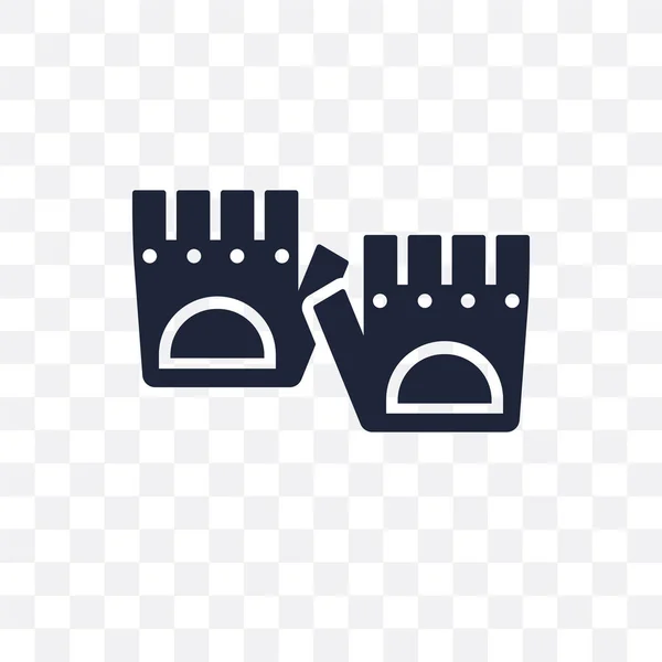 Γάντια Γυμναστικής Διαφανές Εικονίδιο Γάντια Γυμναστικής Σύμβολο Σχεδιασμού Από Γυμναστήριο — Διανυσματικό Αρχείο