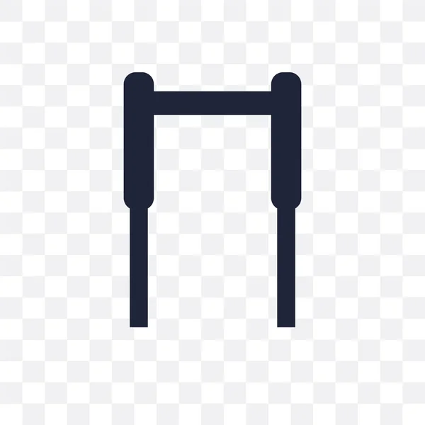 Gym Barer Transparent Ikon Gym Barer Symbol Design Från Gym — Stock vektor