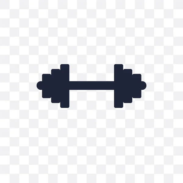 Weights Transparent Icon Weights Symbol Design Gym Fitness Collection Simple — Stock Vector