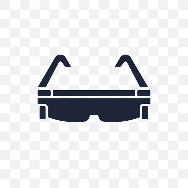 Icono Transparente Gafas Inteligentes Diseño Símbolos Gafas Inteligentes Colección Future — Archivo Imágenes Vectoriales