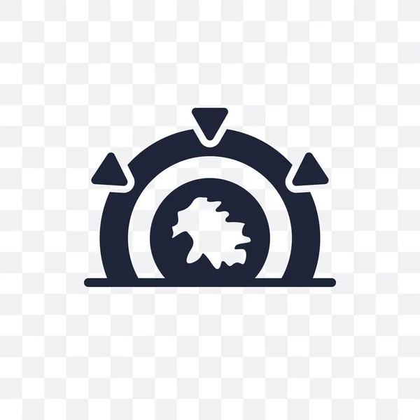 Прозрачная Иконка Звездных Врат Дизайн Символов Звездных Врат Коллекции Астрономии — стоковый вектор