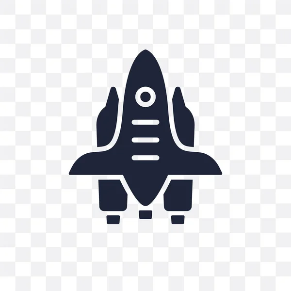 Przezroczysta Ikona Space Shuttle Space Shuttle Symbol Projekt Kolekcji Astronomii — Wektor stockowy