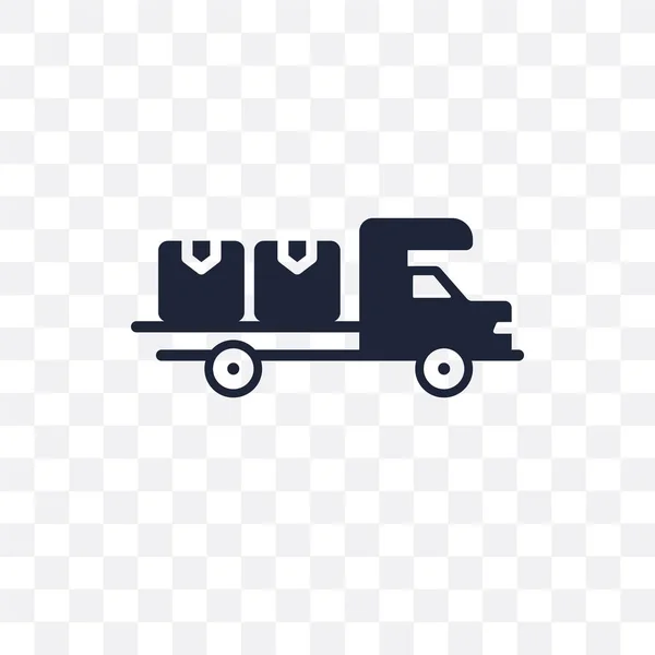 Transport Durchsichtiges Symbol Design Von Transportsymbolen Aus Lieferung Und Logistikabholung — Stockvektor