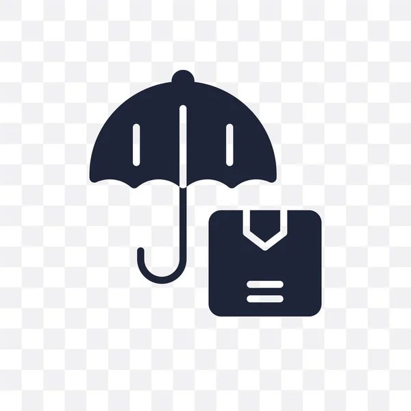 Logistic Umbrella Transparent Icon Logistic Umbrella Symbol Design Delivery Logistic — Stock Vector