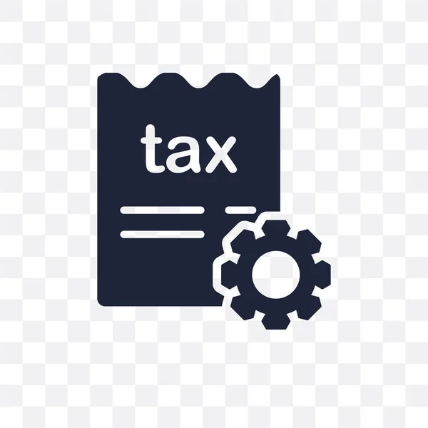 Ícone Transparente Isento Impostos Design Símbolo Isento Impostos Entrega Coleta — Vetor de Stock
