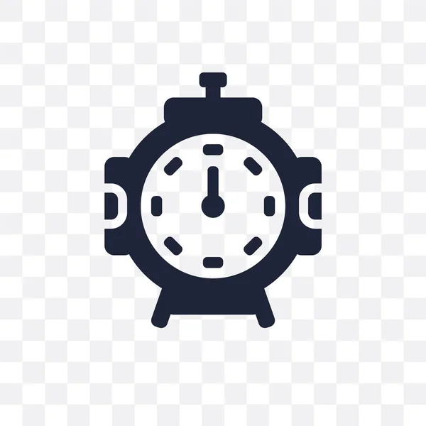 Cronometro Icona Trasparente Stopclock Symbol Design Dalla Collezione Time Managemnet — Vettoriale Stock