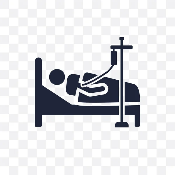 Krankenhausaufenthalt Transparent Symbol Symbolbild Aus Der Versicherungssammlung — Stockvektor