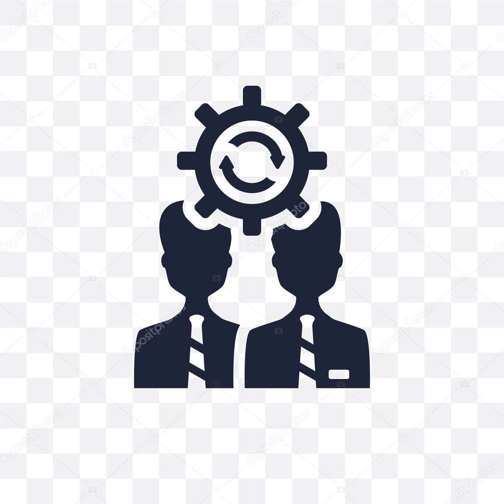 Change management transparent icon. Change management symbol design from Time managemnet collection.