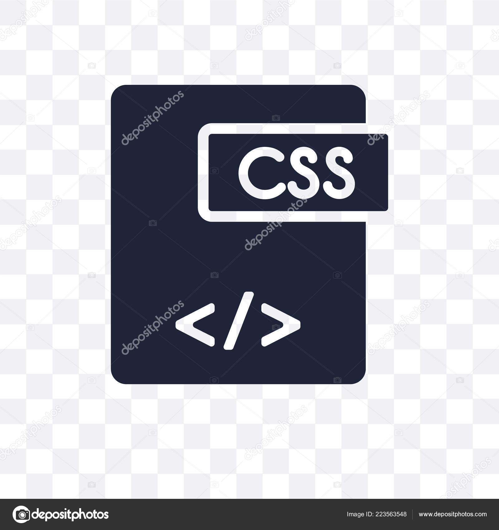 Css Transparent Icon Css Symbol Design Programming Collection Simple ...
