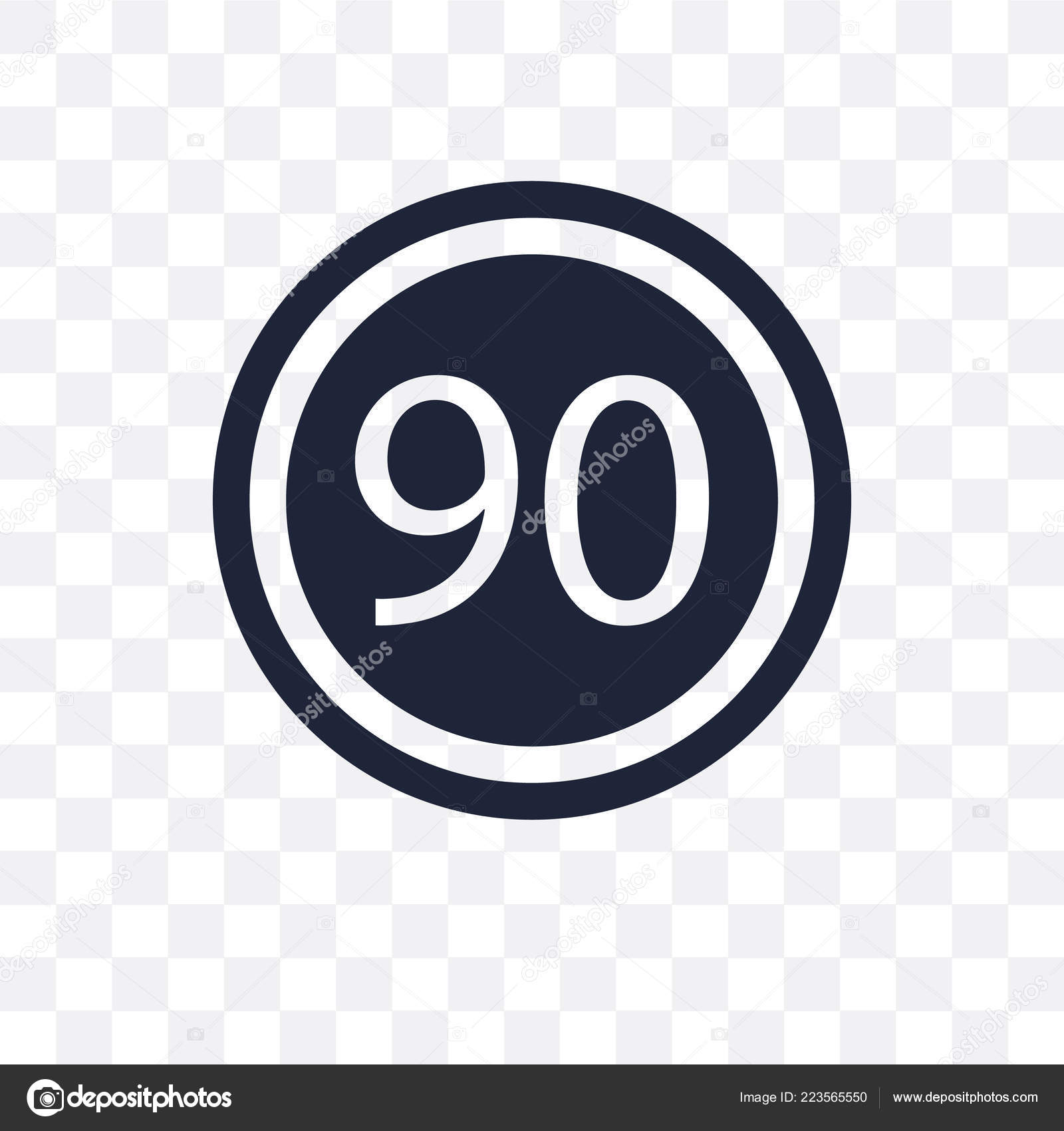 Image vectorielle Panneau Limitation Vitesse Icône Transparente Modèle  Symbole Limitation Vitesse Collection par ©CoolVectorStock - 223565550, image size:1600x1700