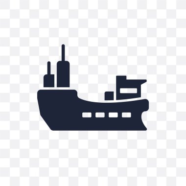 Gemi şeffaf simge. Gemi sembolü tasarım ulaşım Collection.