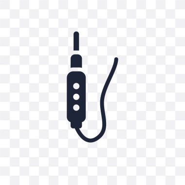 Jack şeffaf simge. Jack sembolü tasarım müzik koleksiyonundan. Basit öğe vektör çizim şeffaf arka plan üzerinde.