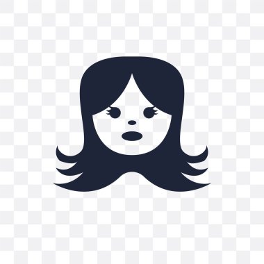 Çocuk yüz şeffaf simgesi. Çocuk yüz simgesi tasarım insanlar koleksiyonundan. Basit öğe vektör çizim şeffaf arka plan üzerinde.