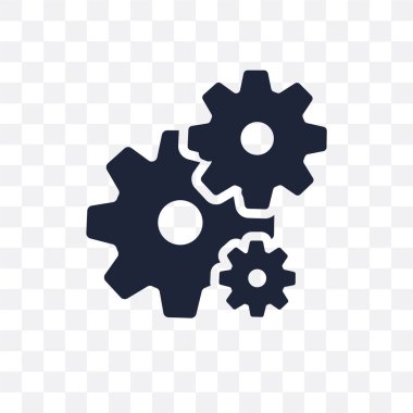 SEO yapılandırma şeffaf simge. SEO yapılandırma simgesi tasarım Seo koleksiyonundan. Basit öğe vektör çizim şeffaf arka plan üzerinde.