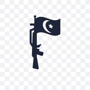 cihad şeffaf simge. cihad sembolü tasarım din koleksiyonundan. Basit öğe vektör çizim şeffaf arka plan üzerinde.