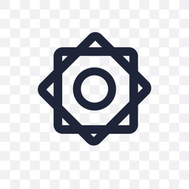 El Hizb şeffaf simge RUB'dir. El Hizb sembolü tasarım din koleksiyonundan RUB'dir. Basit öğe vektör çizim şeffaf arka plan üzerinde.