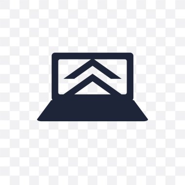 başlangıç Laptop şeffaf simge. başlangıç Laptop sembolü tasarım başlangıç koleksiyonundan. Basit öğe vektör çizim şeffaf arka plan üzerinde.