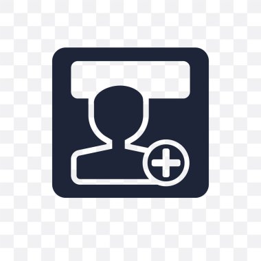 Kullanıcı şeffaf simge ekleyin. Kullanıcı simgesi tasarım Web gezinti koleksiyonundan ekleyin. Basit öğe vektör çizim şeffaf arka plan üzerinde.