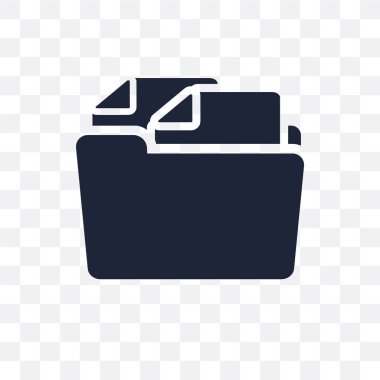 Belgeler şeffaf simgesi. Belgeler simgesi tasarım Web gezinti koleksiyonundan. Basit öğe vektör çizim şeffaf arka plan üzerinde.