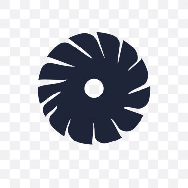 Tropik fırtına şeffaf simge. Tropik Fırtına sembolü tasarım hava koleksiyonundan. Basit öğe vektör çizim şeffaf arka plan üzerinde.