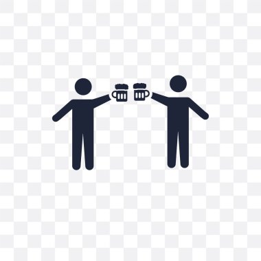 Şeffaf simge bira. Bira sembolü tasarım etkinliği ve Hobiler koleksiyon. Basit öğe vektör çizim şeffaf arka plan üzerinde.