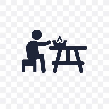 Piknik şeffaf simge. Piknik sembolü tasarım etkinliği ve Hobiler koleksiyon. Basit öğe vektör çizim şeffaf arka plan üzerinde.