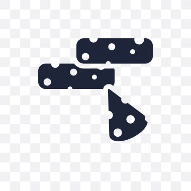 Peynir şeffaf simge. Peynir sembolü tasarım tarım, tarım ve Bahçe koleksiyonu. Basit öğe vektör çizim şeffaf arka plan üzerinde.