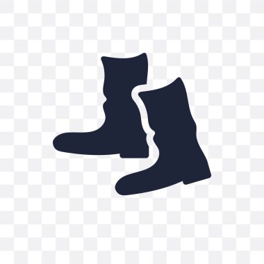 çiftçi Boots şeffaf simge. çiftçi tarım, tarım ve Bahçe koleksiyonu çizmeler sembolü tasarım. Basit öğe vektör çizim şeffaf arka plan üzerinde.