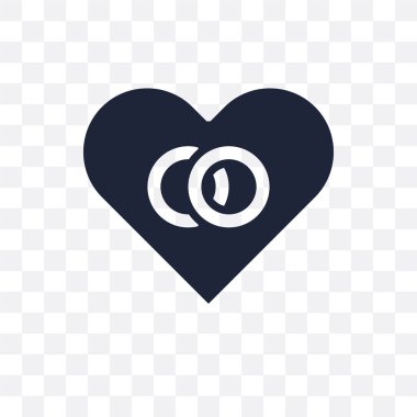 Düğün günü şeffaf simge. Düğün günü sembolü tasarım düğün ve sevgi koleksiyonundan. Basit öğe vektör çizim şeffaf arka plan üzerinde.