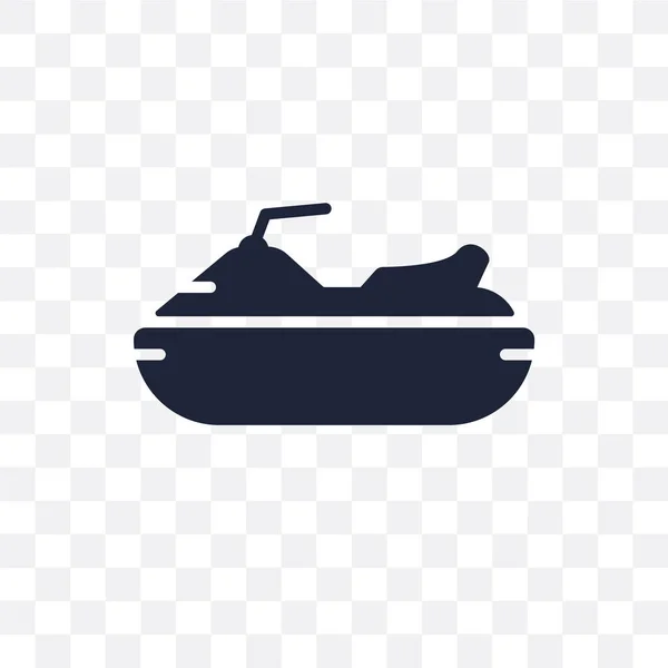 Джет Лижний Прозорий Значок Дизайн Гірськолижного Символу Jet Від Транспортна — стоковий вектор