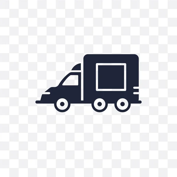 Φορτηγό Διαφανές Εικονίδιο Φορτηγό Σύμβολο Σχεδιασμού Από Συλλογή Μεταφορά — Διανυσματικό Αρχείο