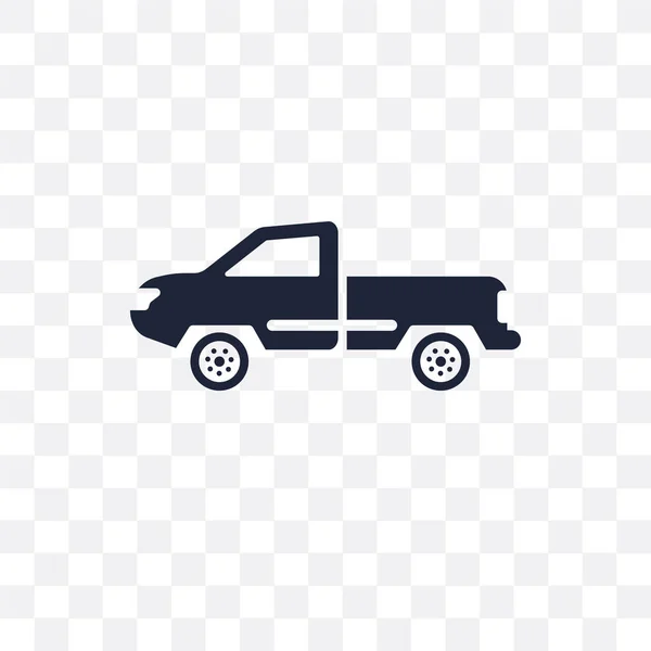 Pickup Icona Trasparente Design Del Simbolo Ritiro Dalla Collezione Transportation — Vettoriale Stock