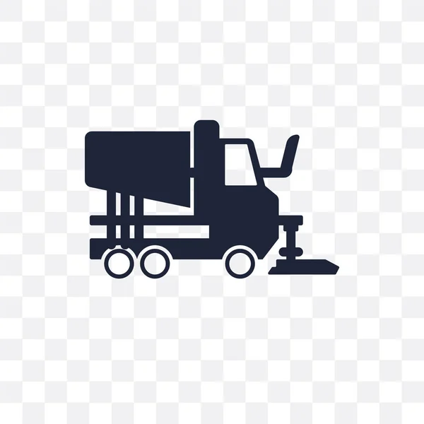 Zamboni Átlátszó Ikon Zamboni Szimbólum Design Gyűjtemény Szállítás — Stock Vector