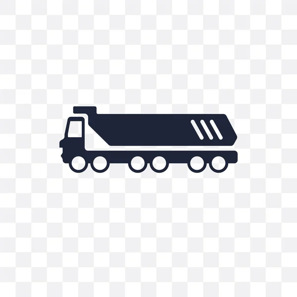 Truck Transparent Icon Truck Symbol Design Transportation Collection — Stock Vector