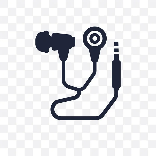 Ακουστικά Διαφανές Εικονίδιο Ακουστικά Σύμβολο Σχεδιασμού Από Συλλογή Ηλεκτρονικών Συσκευών — Διανυσματικό Αρχείο