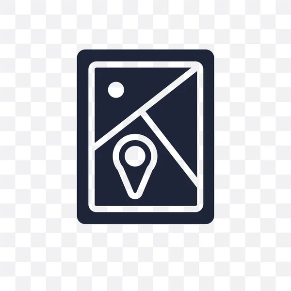 Прозрачная Иконка Gps Location Дизайн Символов Gps Коллекции Карт Местоположения — стоковый вектор