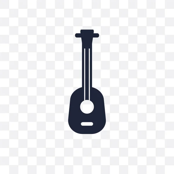 Прозора Іконка Ukelele Дизайн Символів Ukelele Колекції Music Простий Елемент — стоковий вектор