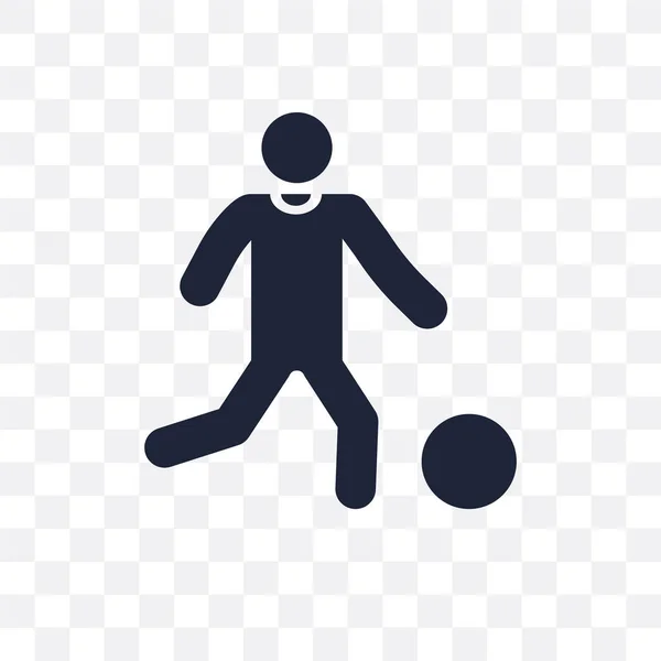 Spiel Mit Einem Ball Transparenten Symbol Spiel Mit Einem Ball — Stockvektor