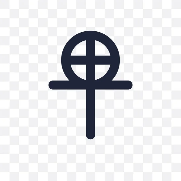 Gnosticismo Icono Transparente Diseño Símbolo Gnosticismo Colección Religion Ilustración Simple — Vector de stock