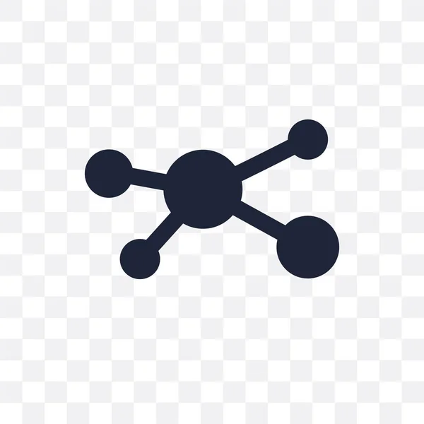 Molekül Transparentes Symbol Molekül Symboldesign Aus Der Wissenschaftlichen Sammlung Einfache — Stockvektor