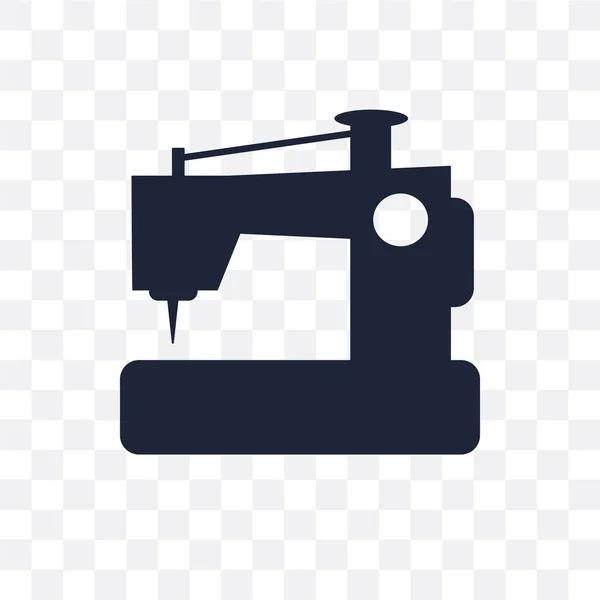 Nieuwe Naaimachine Transparant Pictogram Symbool Ontwerp Van Nieuwe Naaimachine Uit — Stockvector