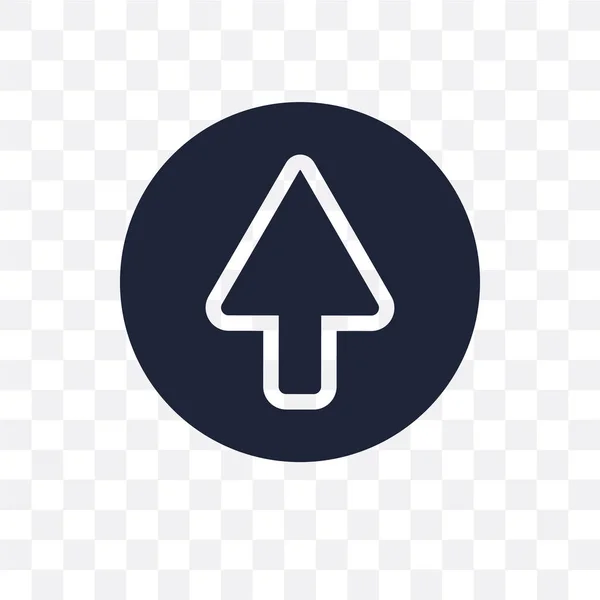 Flecha Icono Transparente Diseño Del Símbolo Flecha Colección Navegación Web — Vector de stock