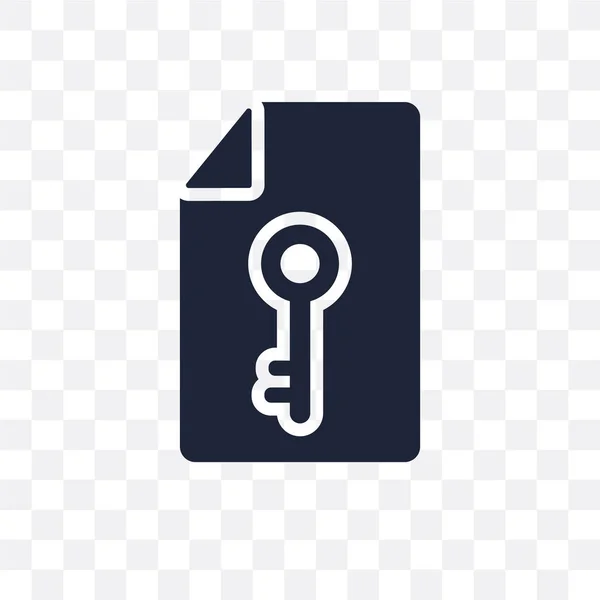 Ключ Прозрачный Значок Дизайн Ключевых Символов Коллекции Веб Навигации Простая — стоковый вектор