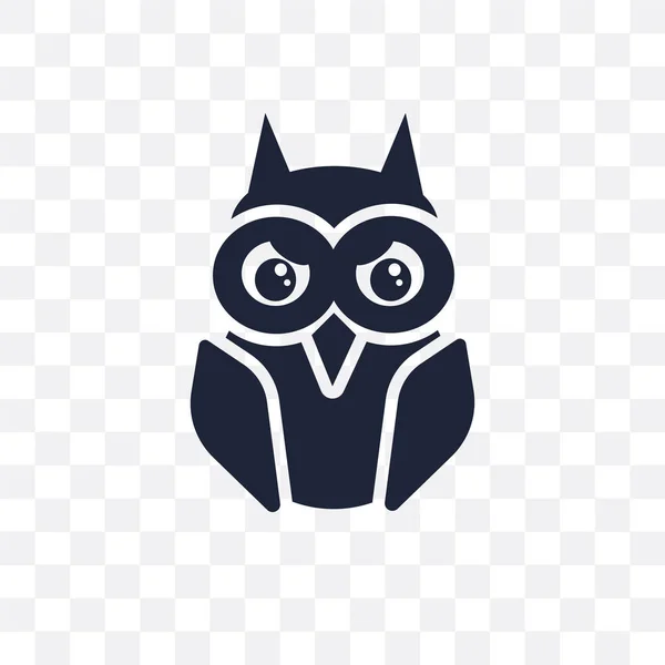 Owl Transparent Icon Owl Symbol Design Animals Collection Simple Element — Stock Vector