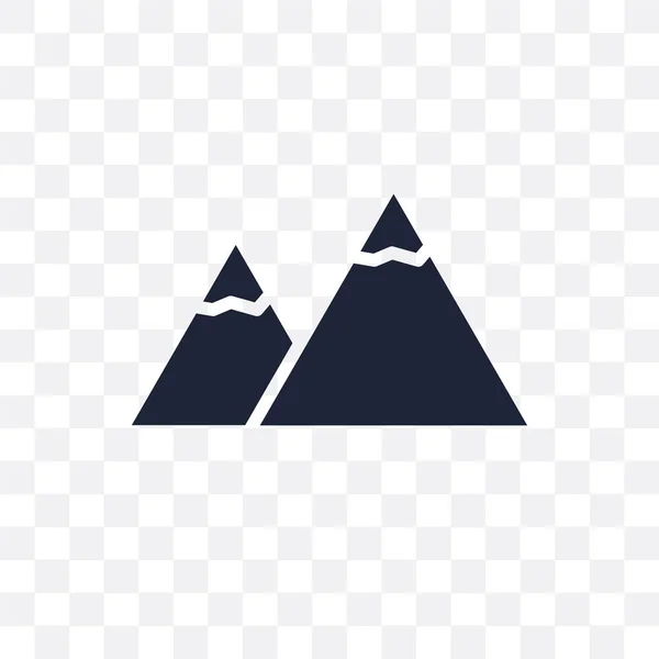 Pirâmides Ícone Transparente Projeto Símbolo Pirâmides Coleção Viagens Ilustração Vetorial —  Vetores de Stock