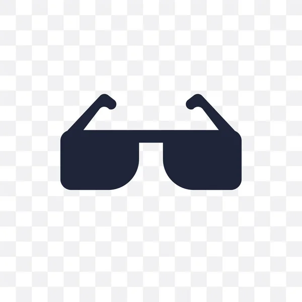 Solglasögon Transparent Ikon Solglasögon Symbol Design Från Travel Samling Enkelt — Stock vektor
