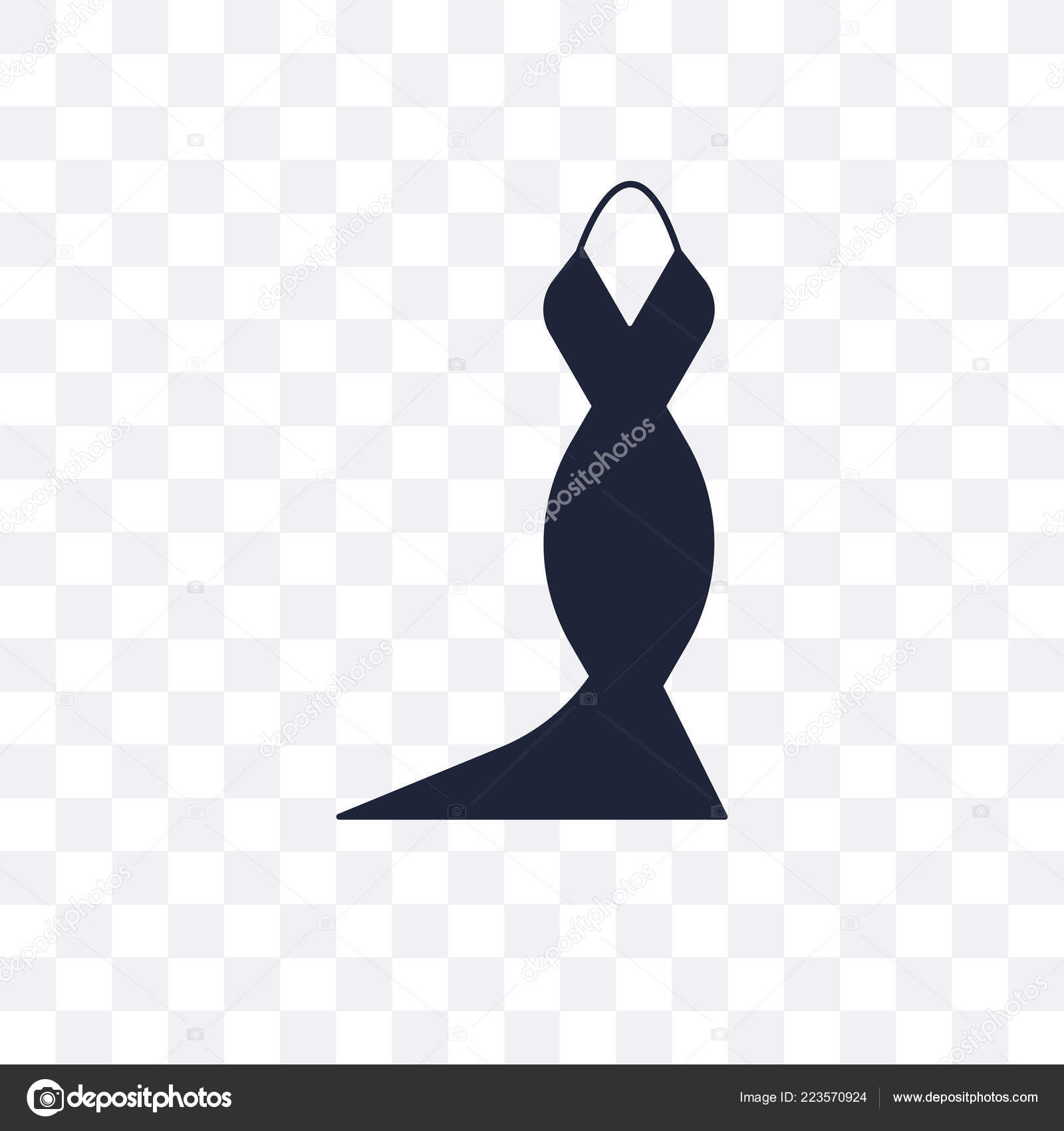 Dress Transparent Icon Dress Symbol Design Clothes Collection Simple ...