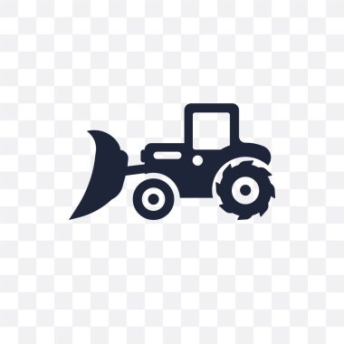 Yükleyici şeffaf simge. Yükleyici simgesi tasarım inşaat koleksiyonundan. Basit öğe vektör çizim şeffaf arka plan üzerinde.